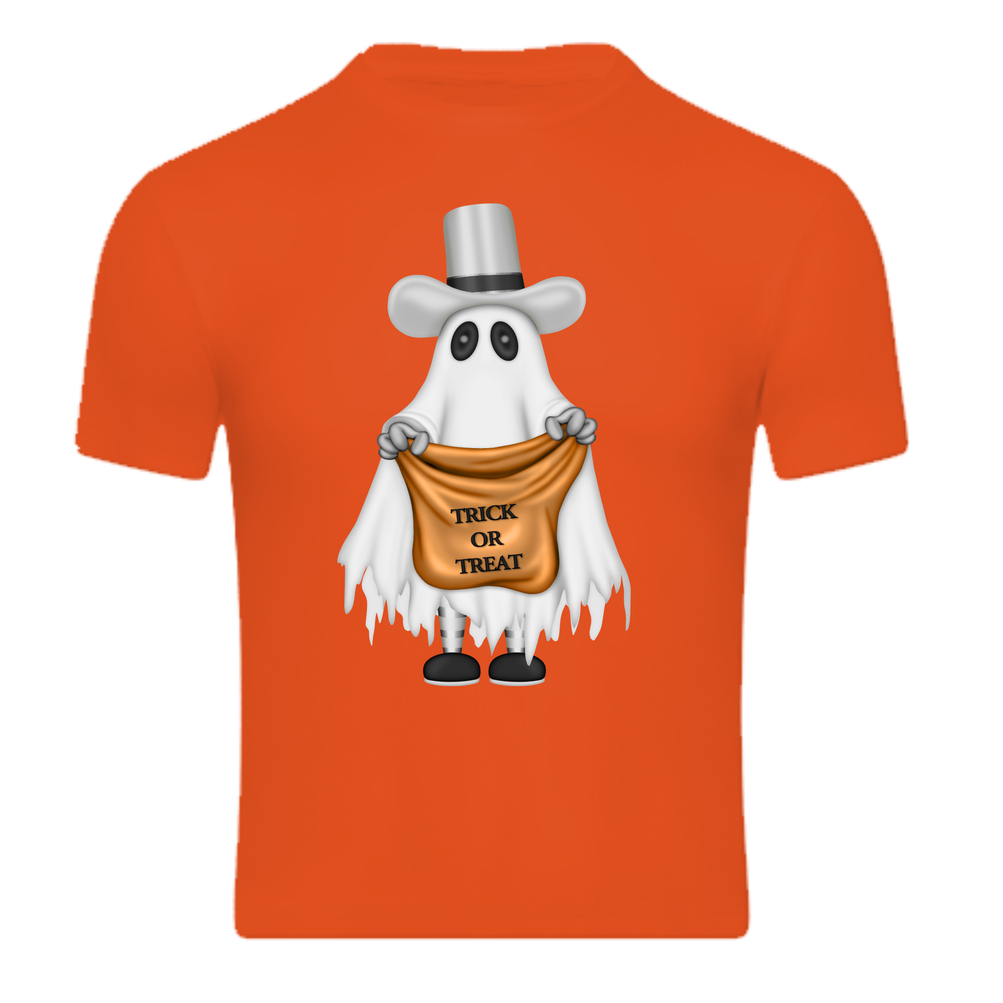 🎃 Halloween “Trick or Treat Ghost” Unisex T-Shirt