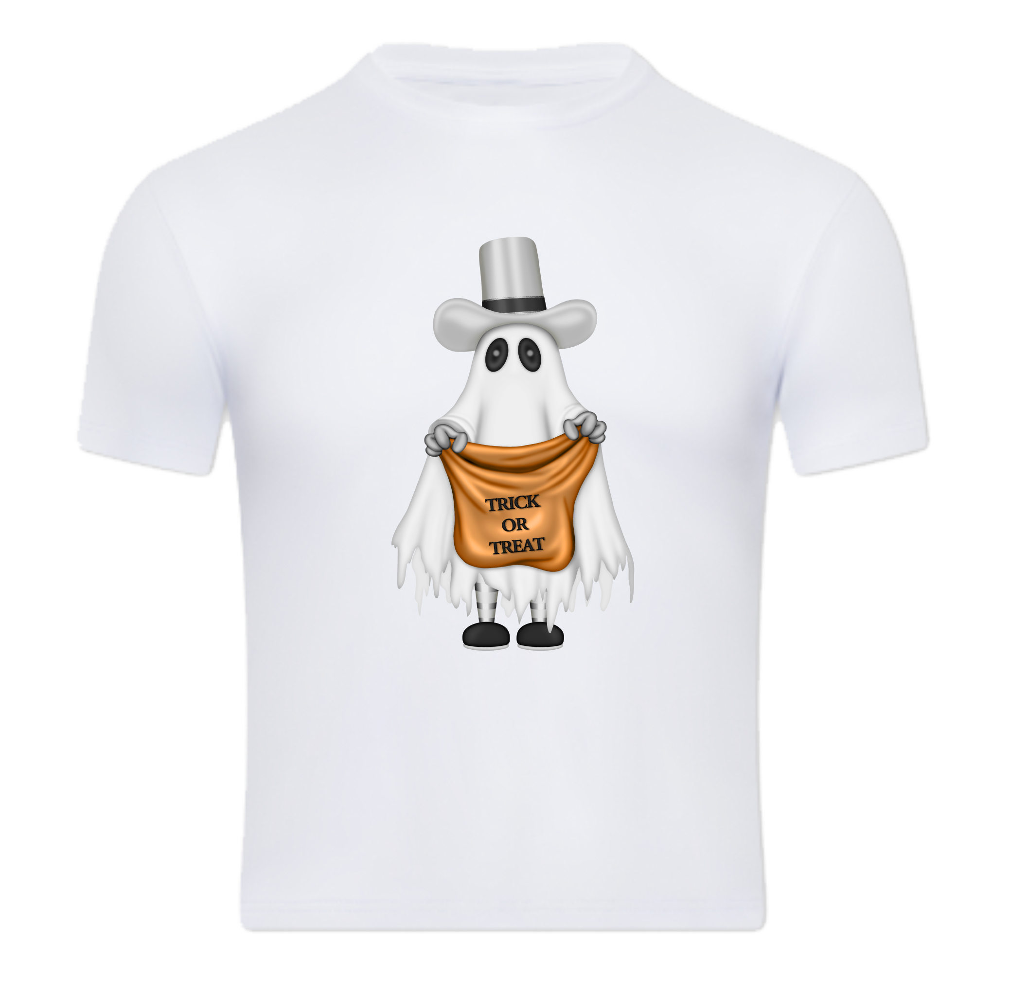 🎃 Halloween “Trick or Treat Ghost” Unisex T-Shirt